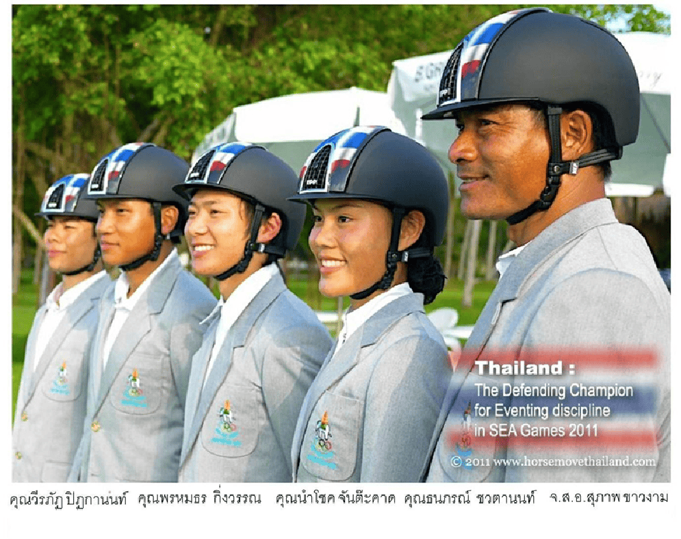 ขอแสดงความยินดีกับความสำเร็จของทัพนักกีฬาขี่ม้าทีมชาติไทย