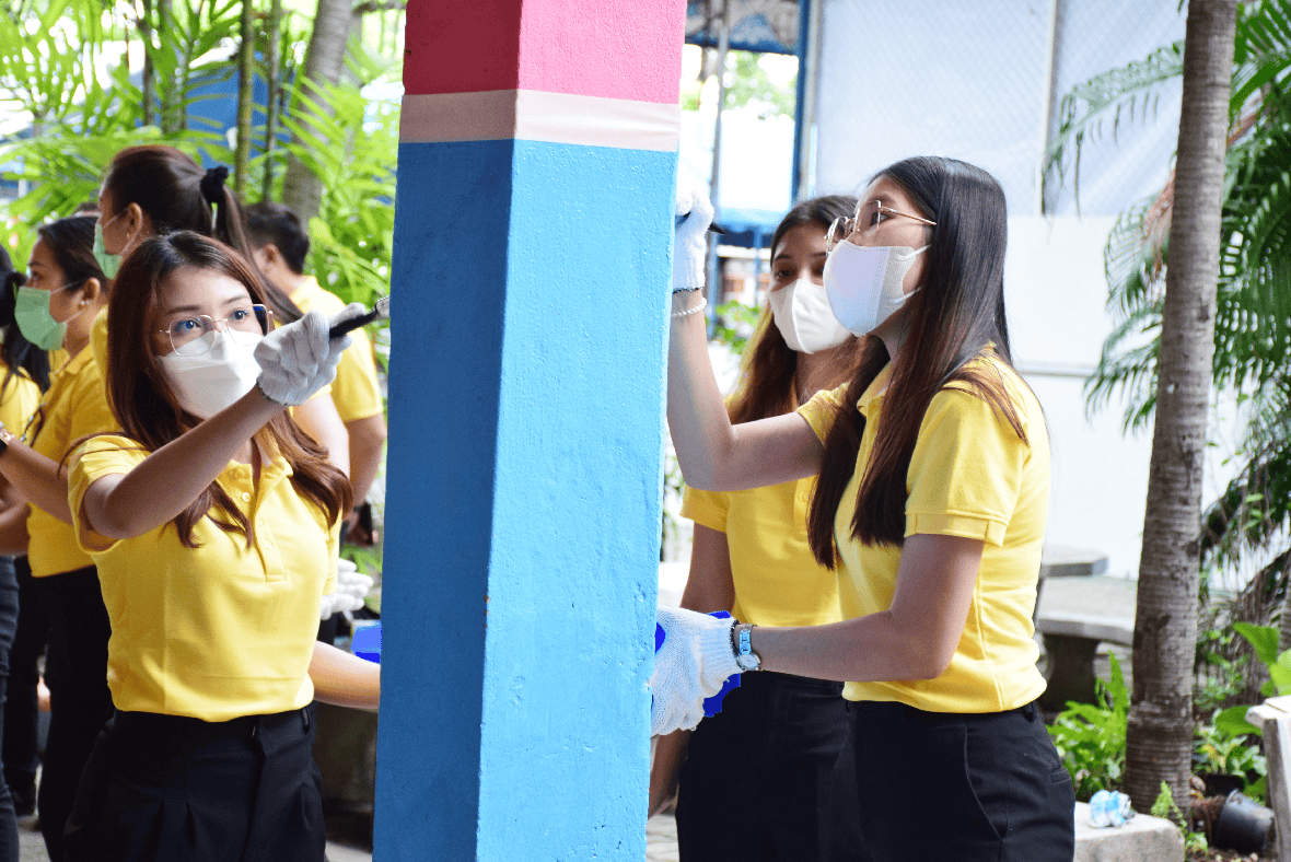 กิจกรรมบำเพ็ญสาธารณประโยชน์ ตามโครงการจิตอาสา “เราทำความดี ด้วยหัวใจ” วันศุกร์ที่ 25 พฤศจิกายน 2565 ณ โรงเรียนคลองเจริญราษฎร์ จ. สมุทรปราการ